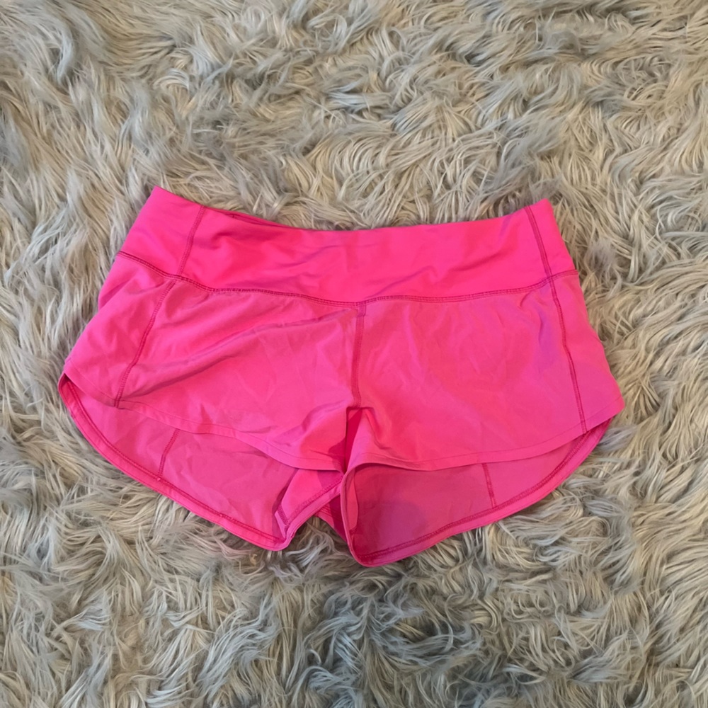 Lululemon sonic pink shorts